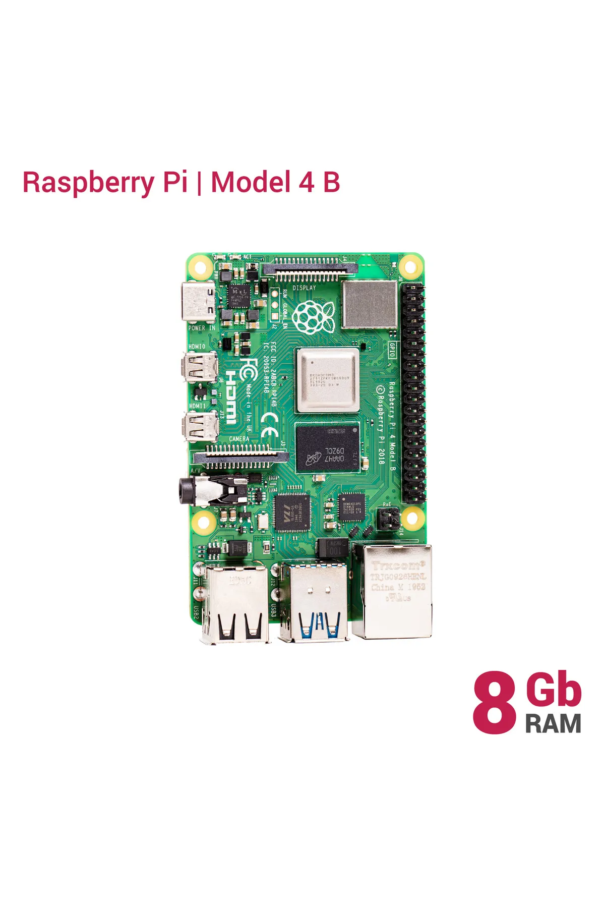 Raspberry Pi 4 - 8gb Ram - Model B