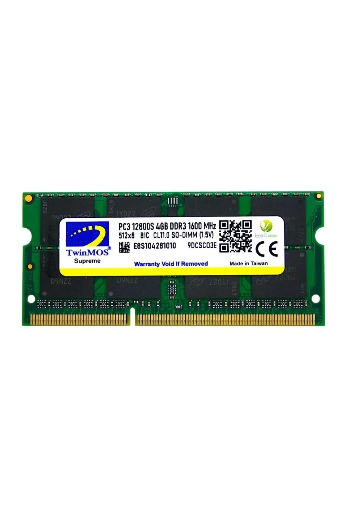 Genel Markalar 4 GB DDR3 1600MHZ TWINMOS 1.5 NB MDD34GB1600N