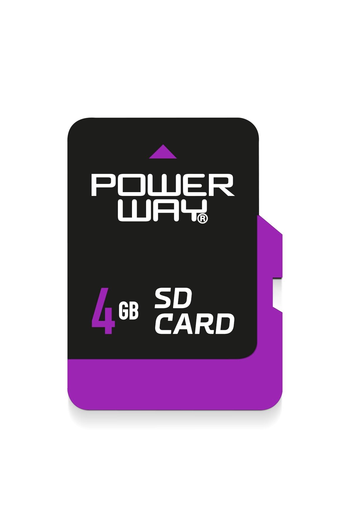 Powerway 4 GB Hafıza Kartı Adaptör Dahil