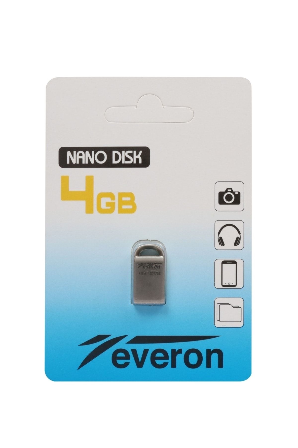 Everon 4 Gb Metal Flash Bellek Metal Tasarım Mini Usb Bellek usb 2.0