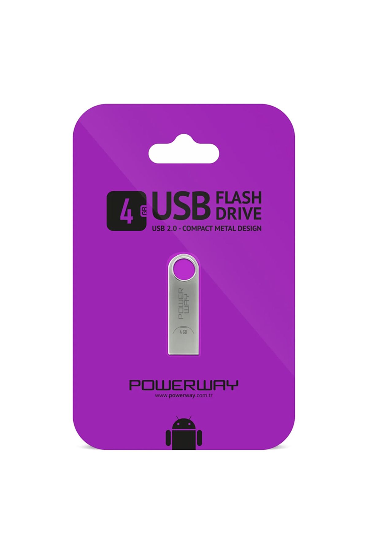 atesin online 4 Gb Metal Usb Flash Bellek