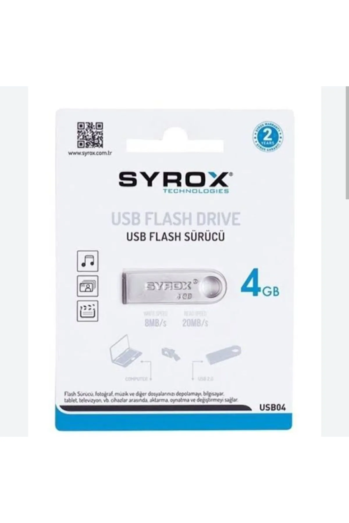 Syrox 4 GB USB  FLASH BELLEK