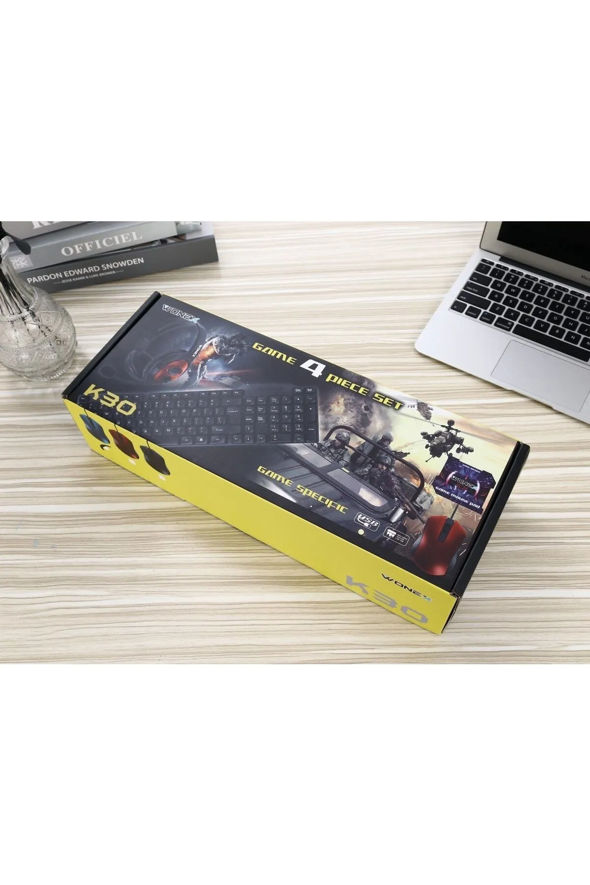 Paleon 4 In 1 Oyuncu Klavye Mouse Kulaklık Ve Mouse Pad Seti