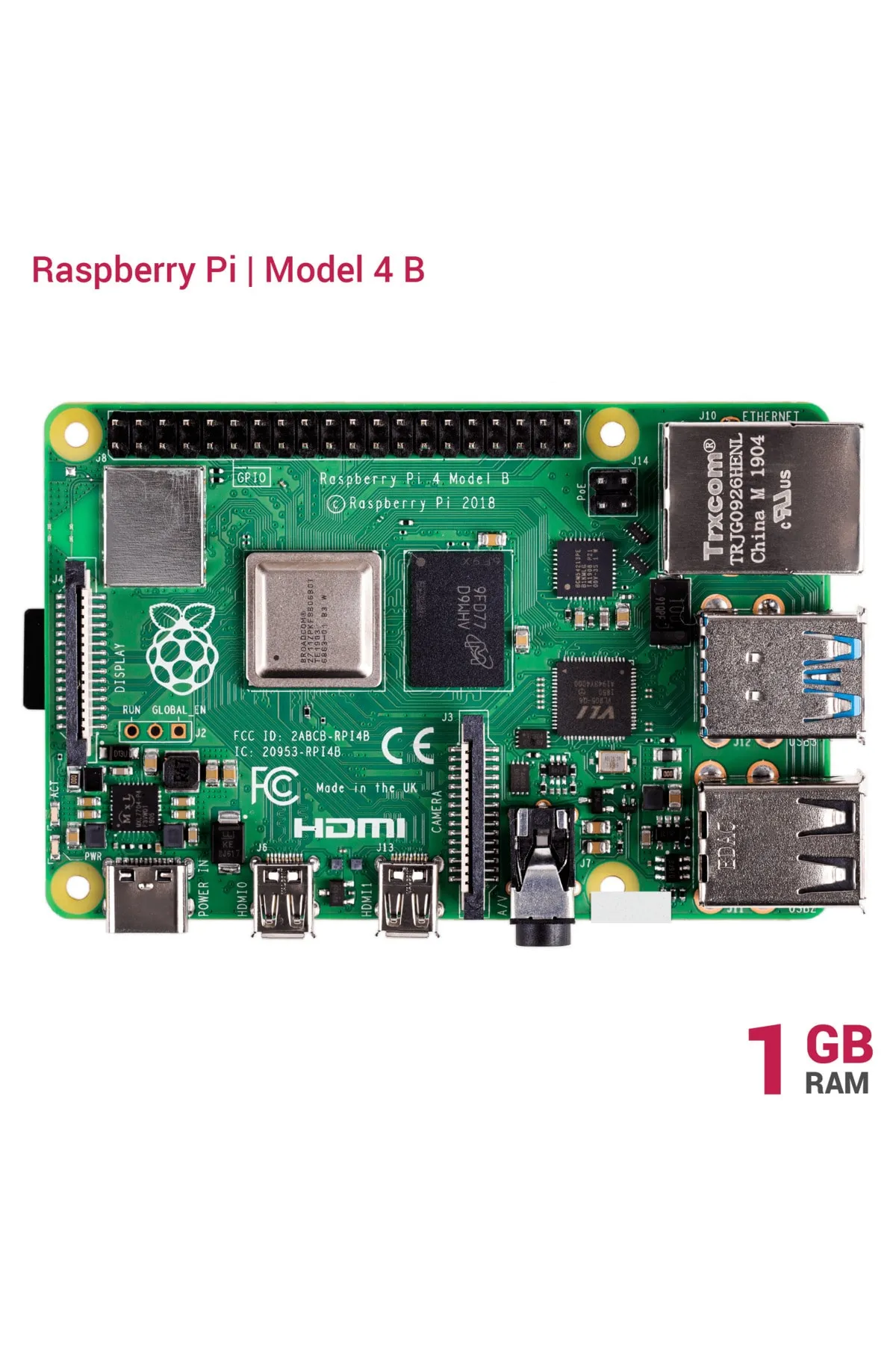 Raspberry Pi 4 Model B - 1 Gb