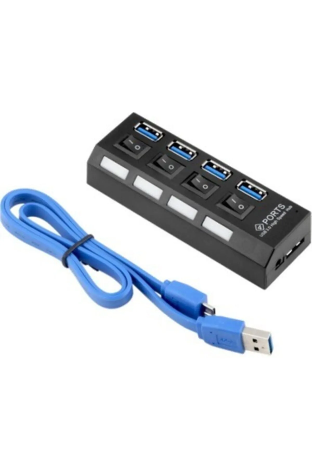 Genel Markalar 4 Port Usb 3.0 Anahtarlı Usb Çoklayıcı