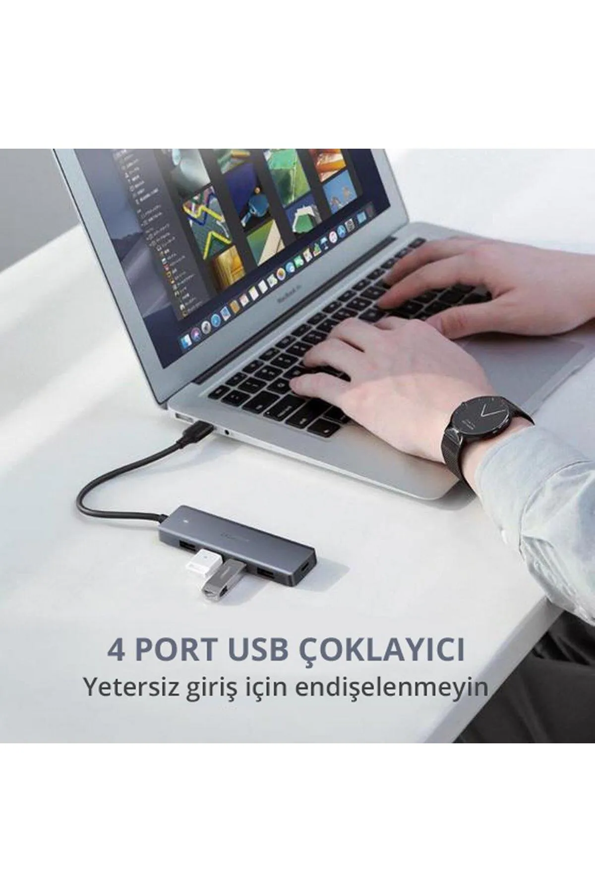 Ugreen 4 Portlu Usb 3.0 Hub Usb Çoklayıcı Adaptör