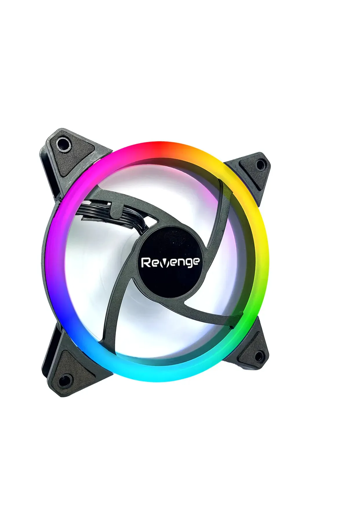 Revenge 4 RGB Fan 12cm Renk Değiştiren 4lü Set 120mm Fan  Bilgisayar Kasa Fanı Molex LED Revenge Kasa Uyumlu