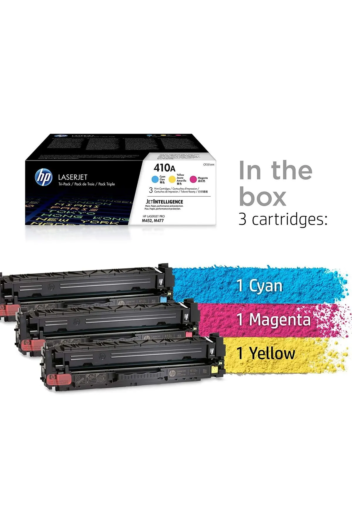 HP 410A / CF411A / CF412A / CF413A  Toner Takım /M452 / M477