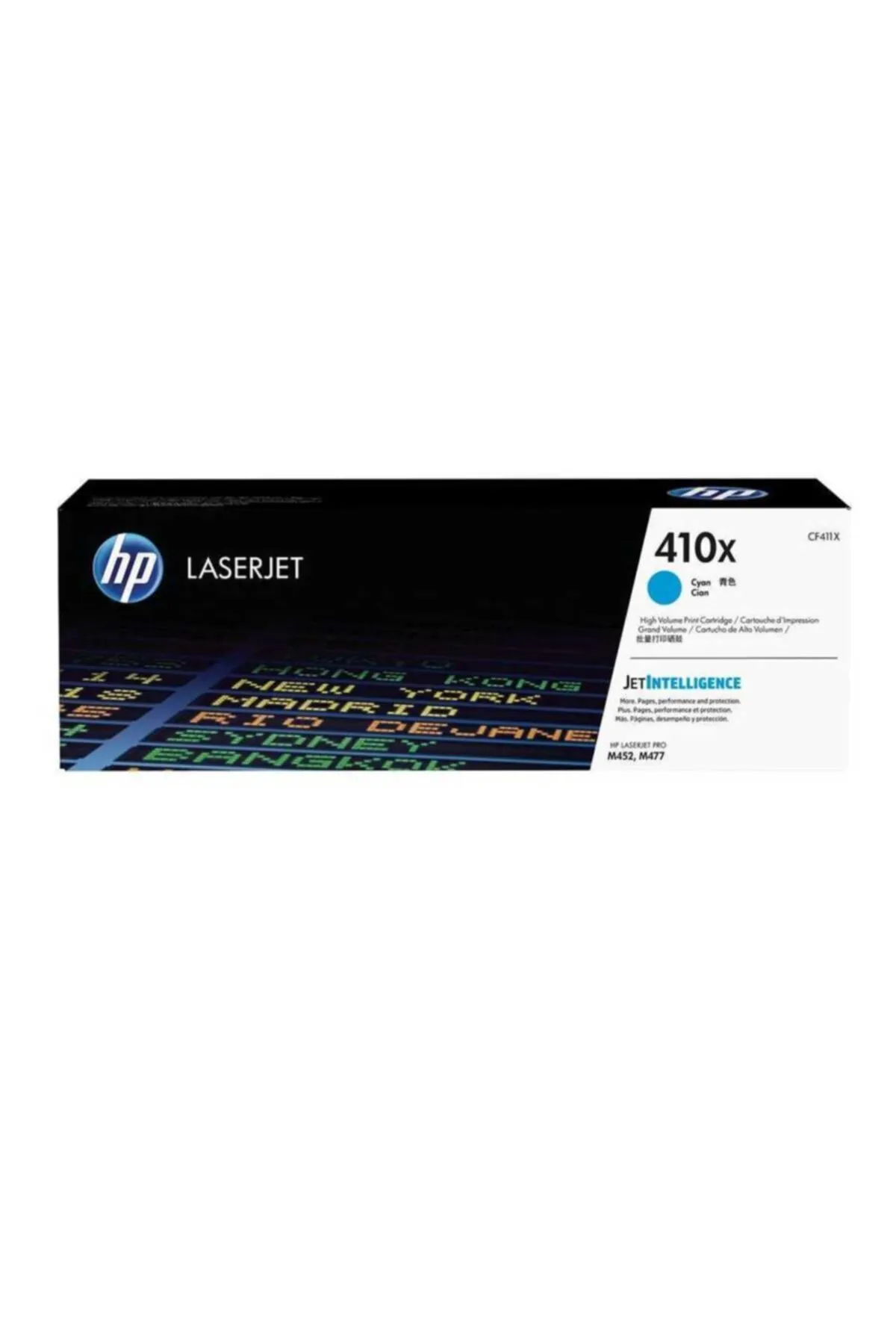 HP 410x-cf411x Mavi Orijinal Toner Yüksek Kapasiteli