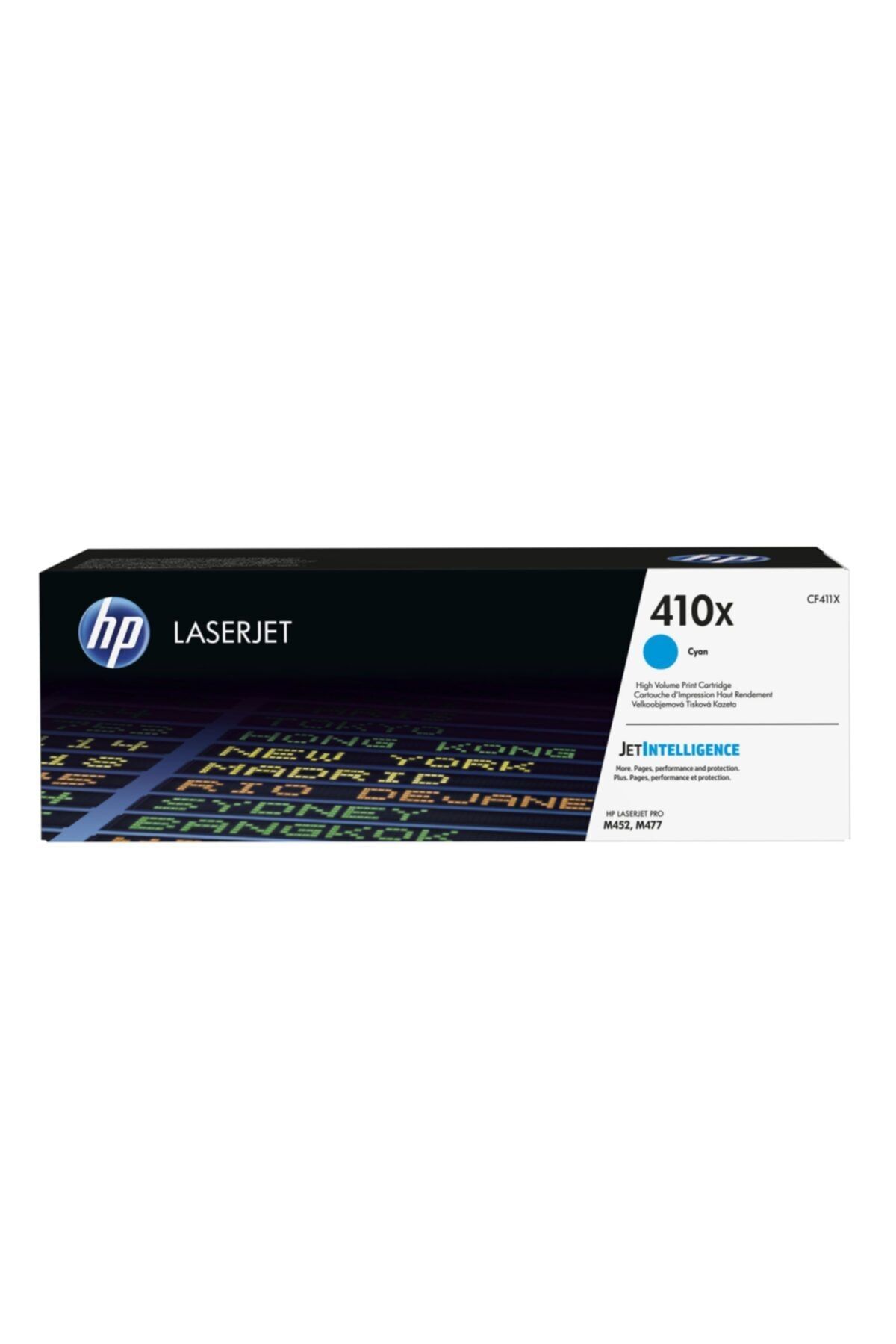 HP (410x) Cf411x Mavi Orjinal Toner Yüksek Kap. Cf389a Uyumlu