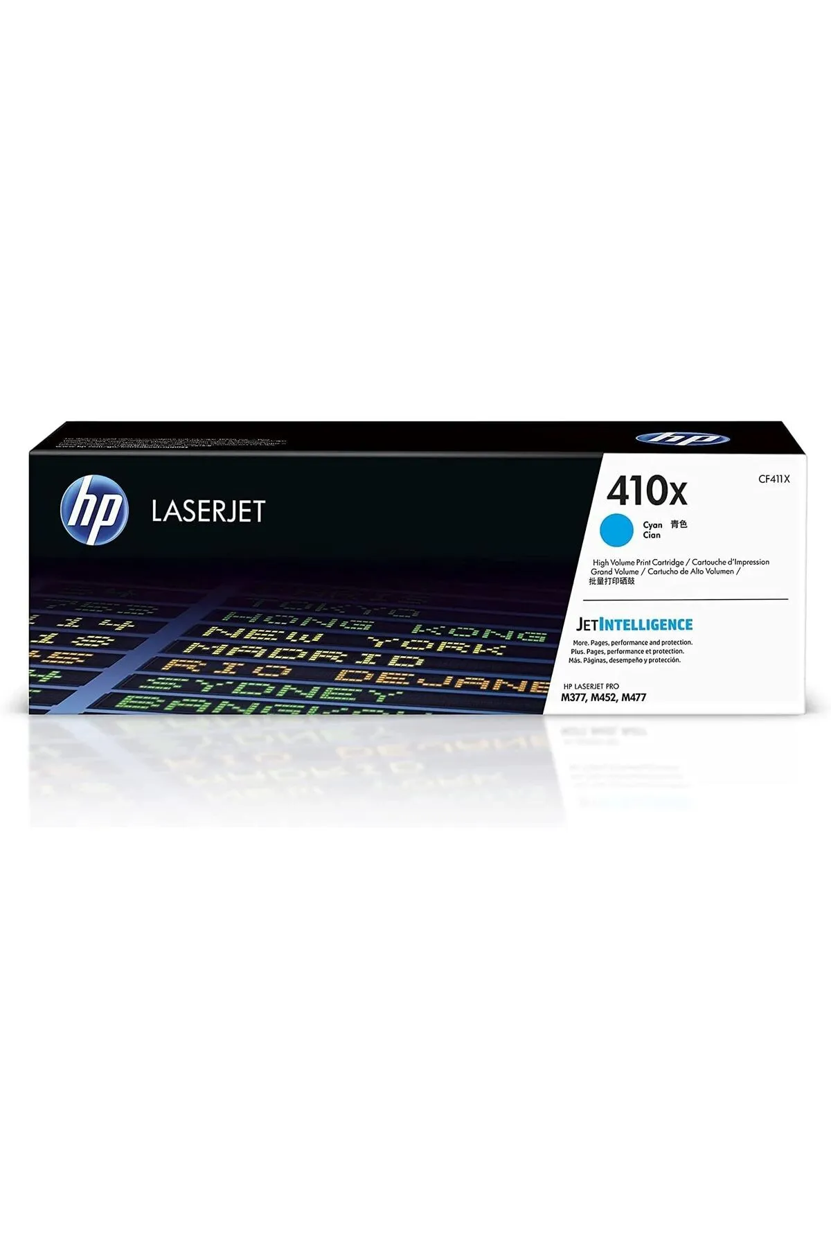 HP 410X / CF411X Mavi  Toner / M452 / M477