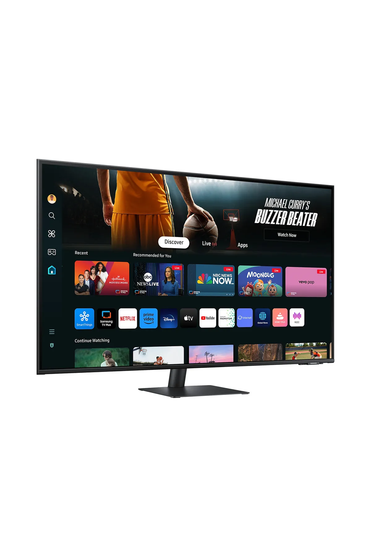 Samsung 43" 4Ms (GTG) 60Hz (USB-C,HDMI,USB-A) M7 M70D HDR10 VA Panel 4K UHD Akıllı Monitör - LS43DM702UUXUF