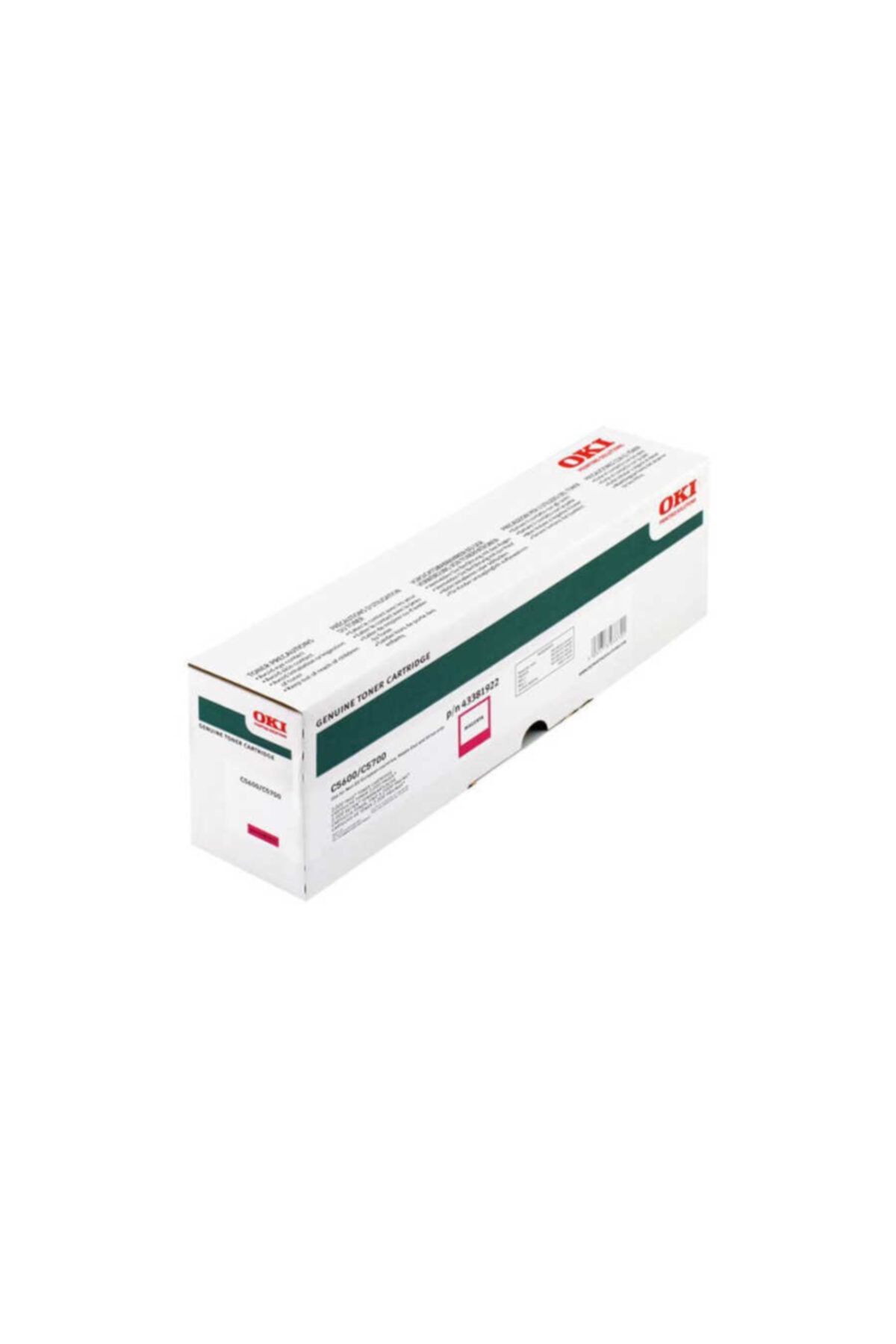 OKI 43381922 Orjinal Kırmızı Toner C5600/c5700