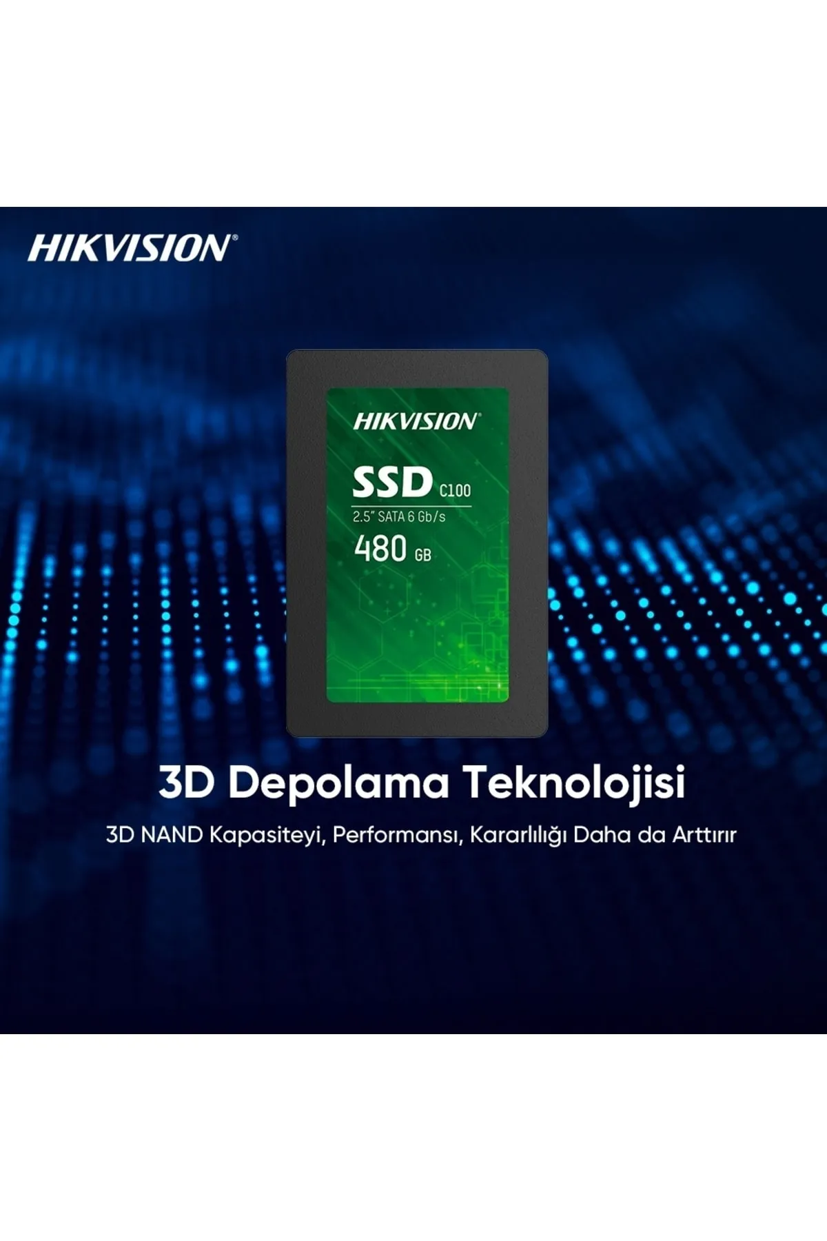 Hikvision 480gb Ssd Disk Sata 3 Hs-ssd-c100/480g 550mb/470mb Harddisk