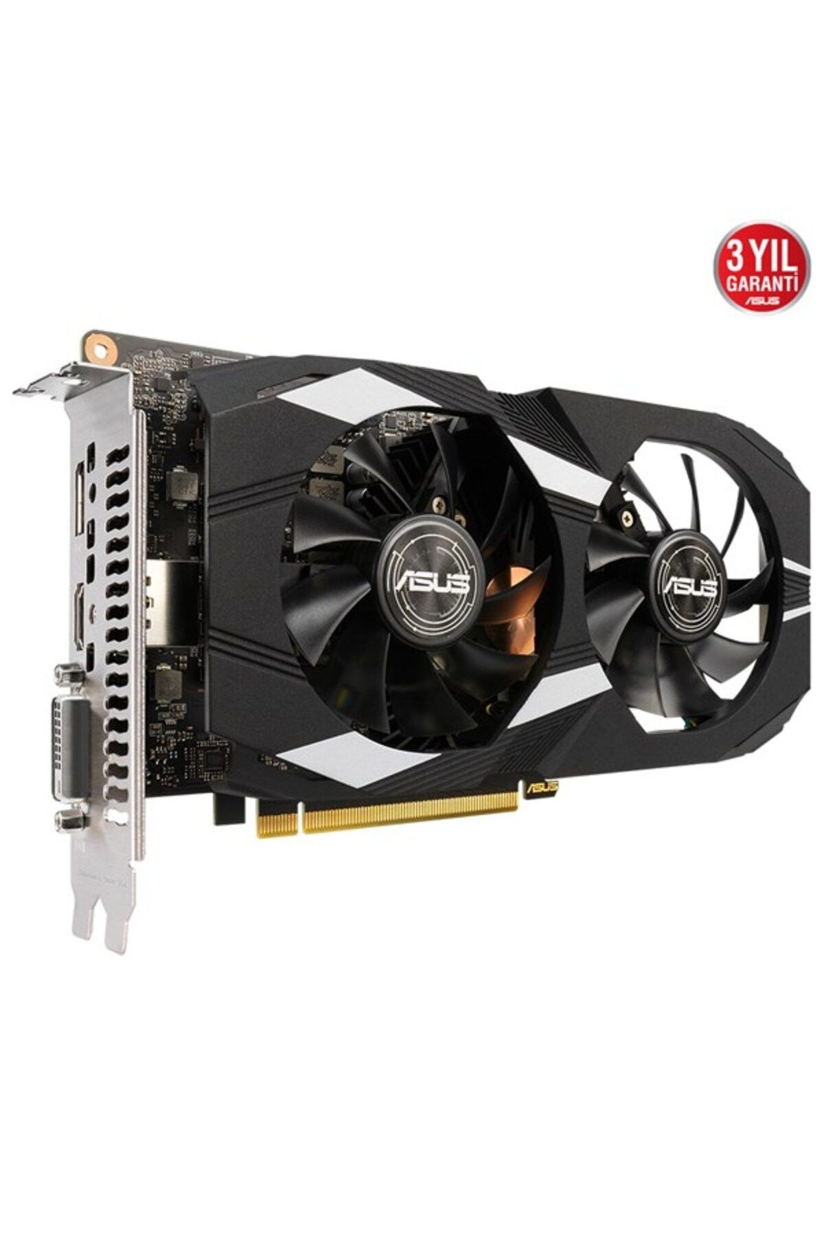 Asus 4GB DUAL GTX1650-O4GD6-P-EVO GDDR6 HDMI-DP PCIE 3.0