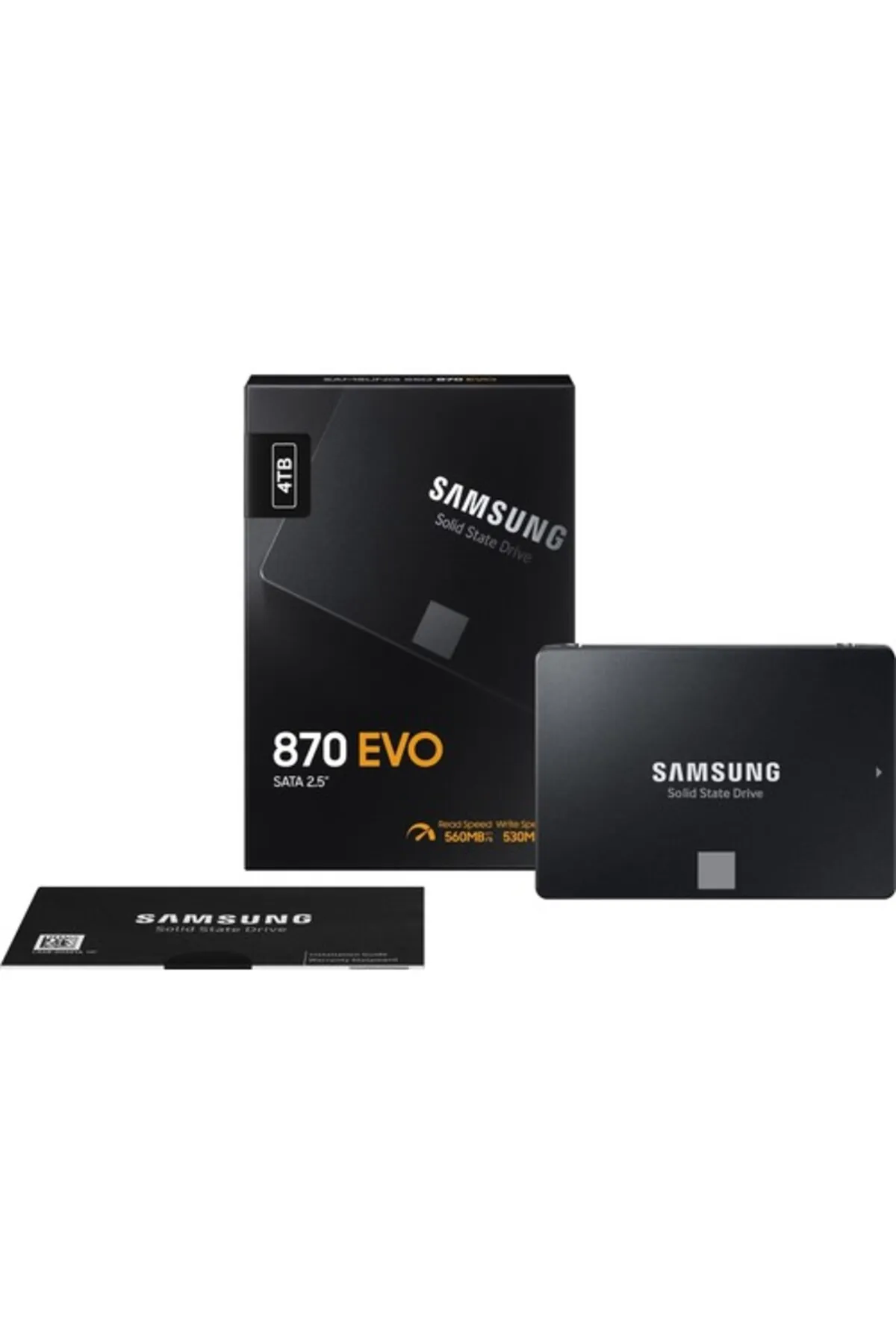 Samsung 4tb 870 Evo Mz-77e4t0bw 560-530mb/s Sata-3 Ssd Disk