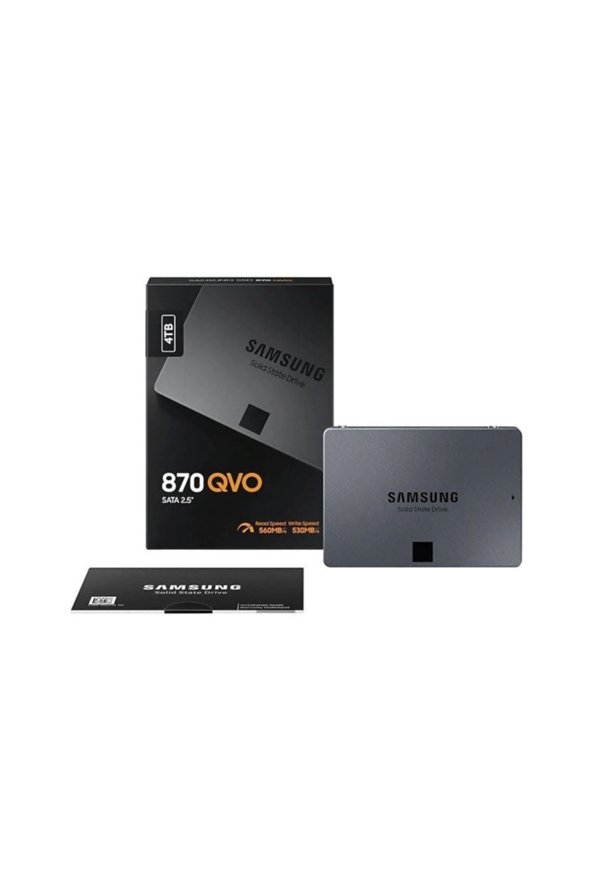 Samsung 4tb 870 Qvo Sata 3.0 560-530mb/s 2.5" Flash Ssd