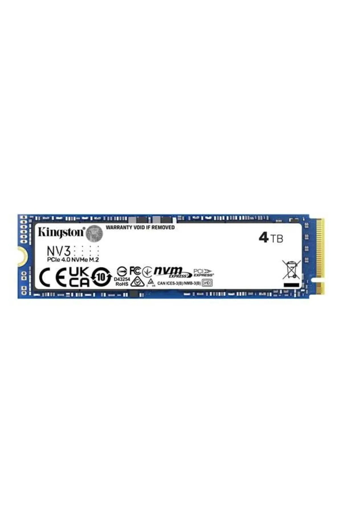 Kingston 4TB NV3 SNV3S/4000G 6000-5000MB/s M2 NVME GEN4 DİSK