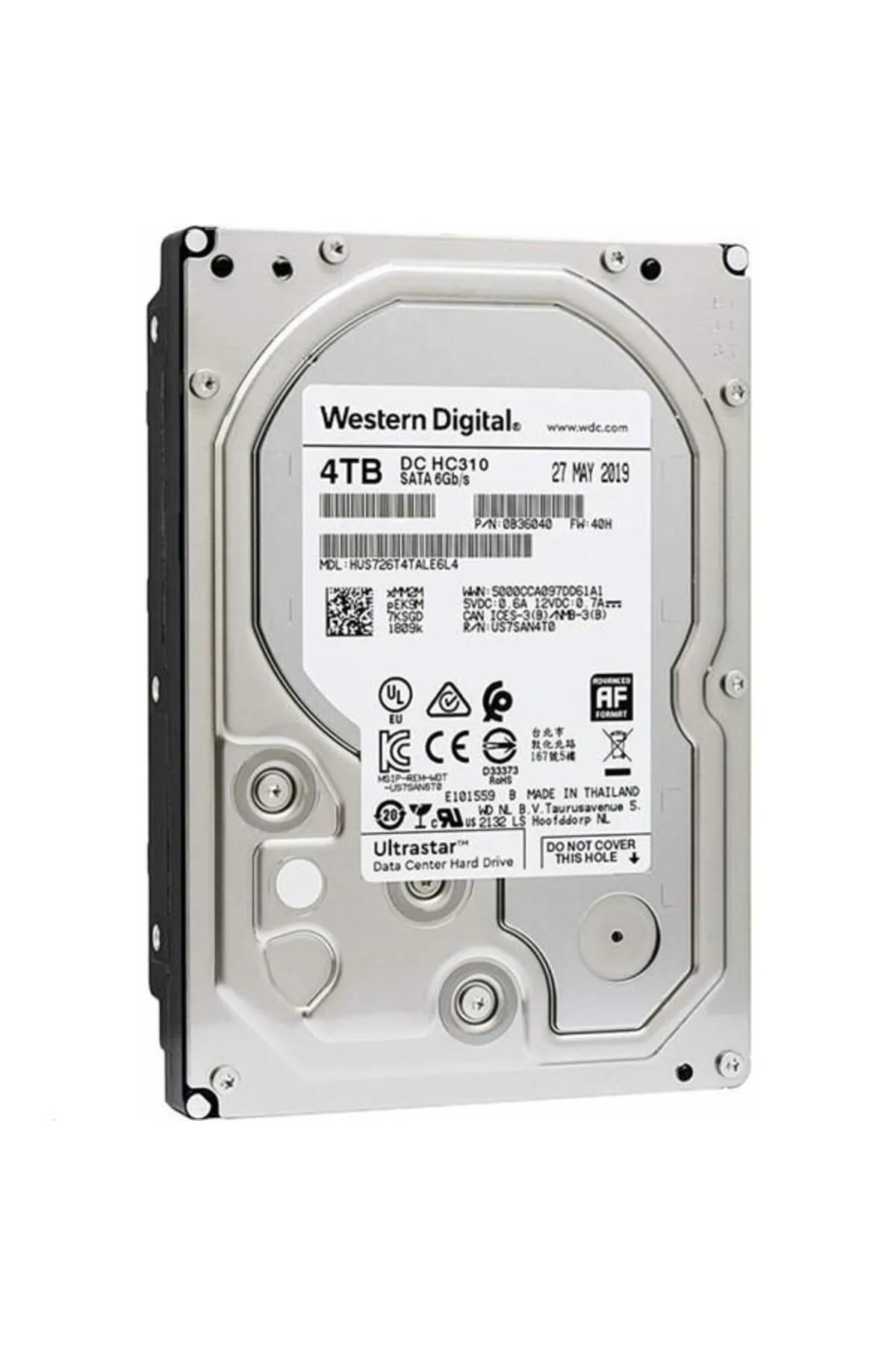 WD 4tb Ultrastar Dc Hc310 0b35950 256mb 7200rpm Enterprıse Nas-güvenlik Diski