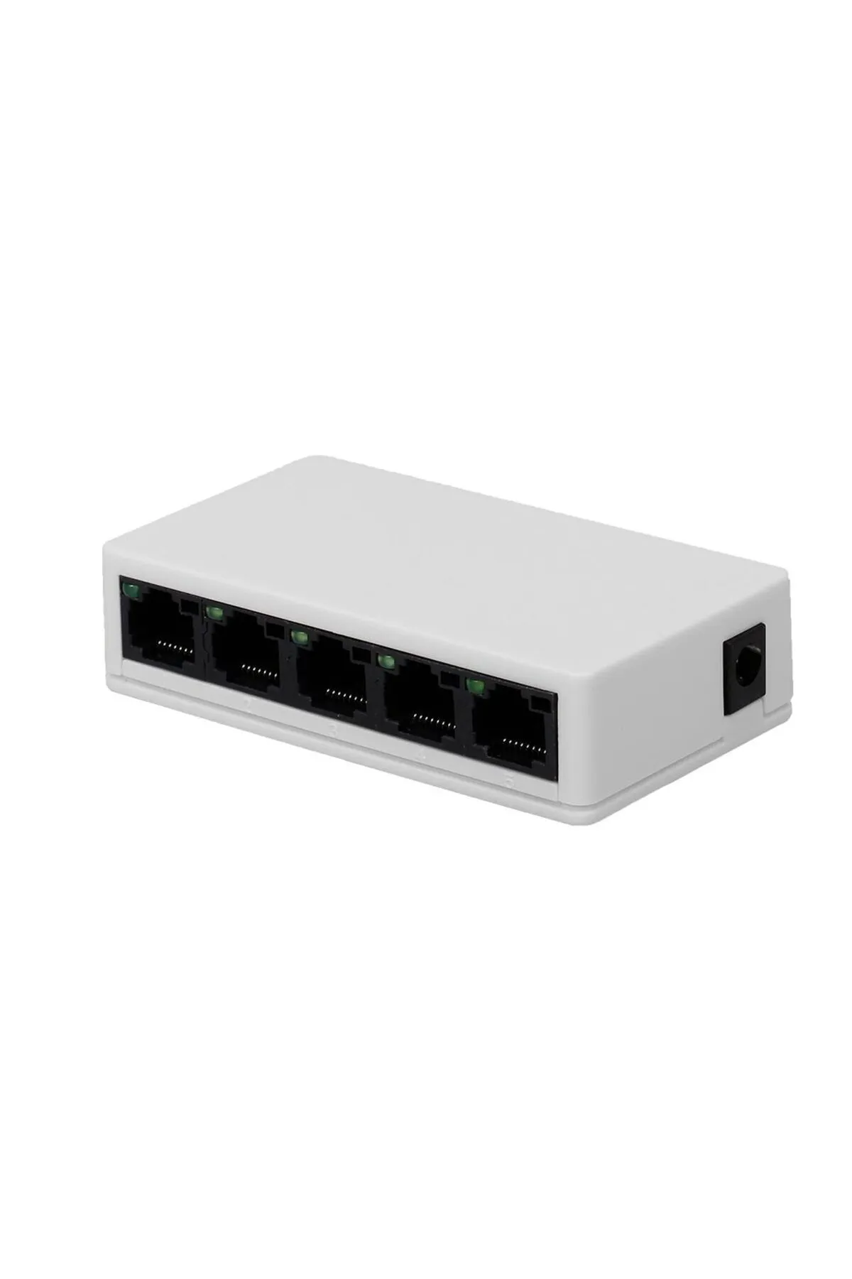 Genel Markalar 5 Port Led Işıklı Switch 100Mbps Ethernet İnternet Dağıtıcı Ağ Hub Ev Ofis İçin