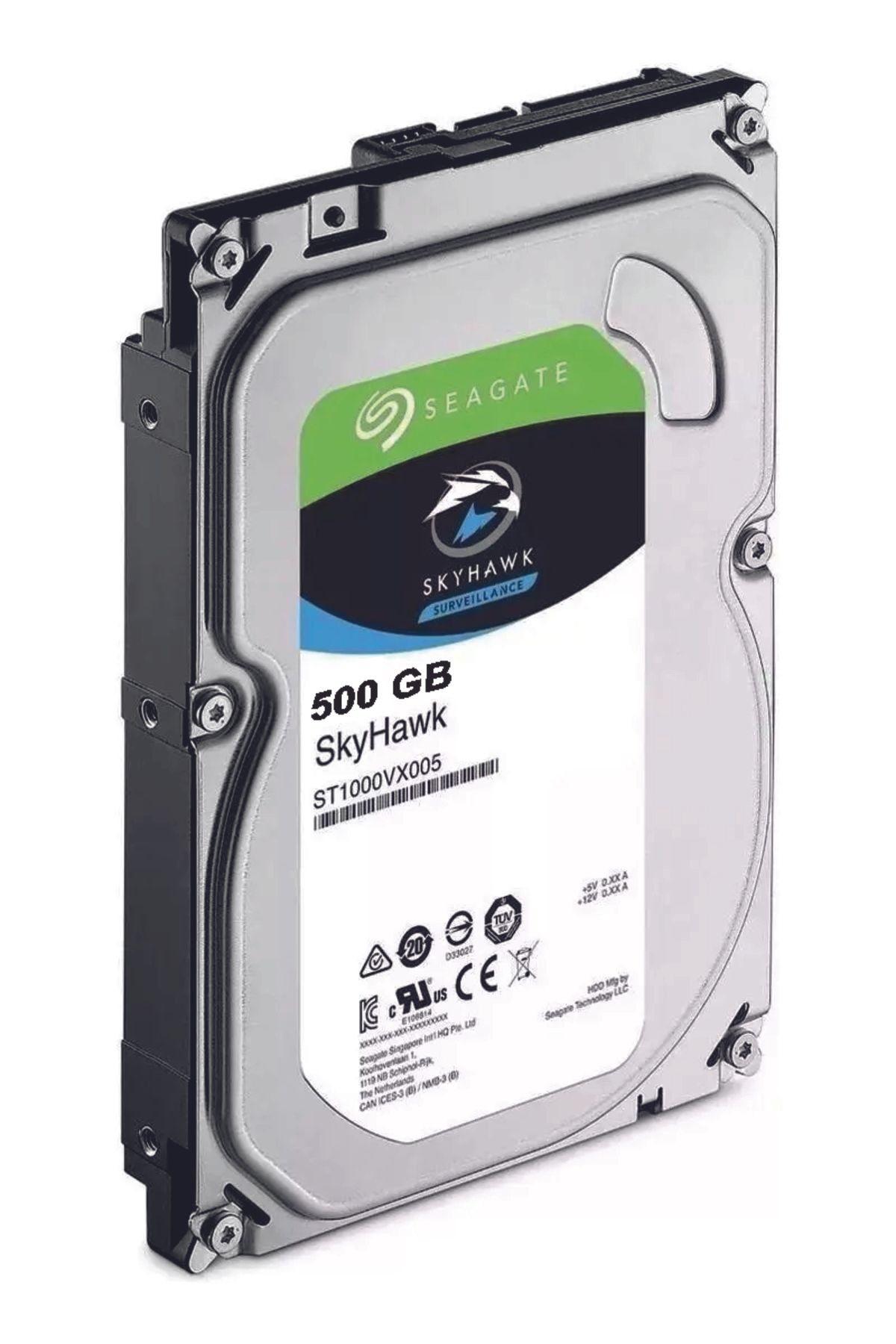 DİSK BANK 500 Gb Seagate Skyhawk 3.5 Harddisk (MASAÜSTÜ BİLGİSAYAR VE GÜVENLİK KAMERASI SİSTEMİ IÇİNDİR.)