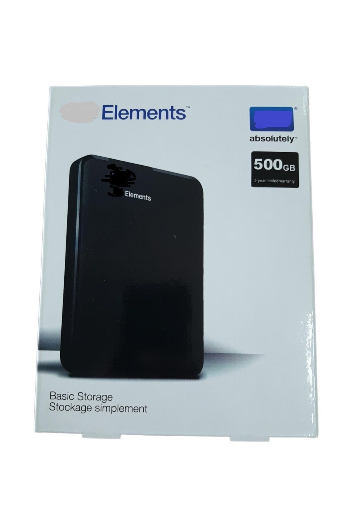 HOPIFY 500 Gb Taşınabilir Harici Harddisk 500 Gb Usb 3.0 2.5" Hdd Siyah