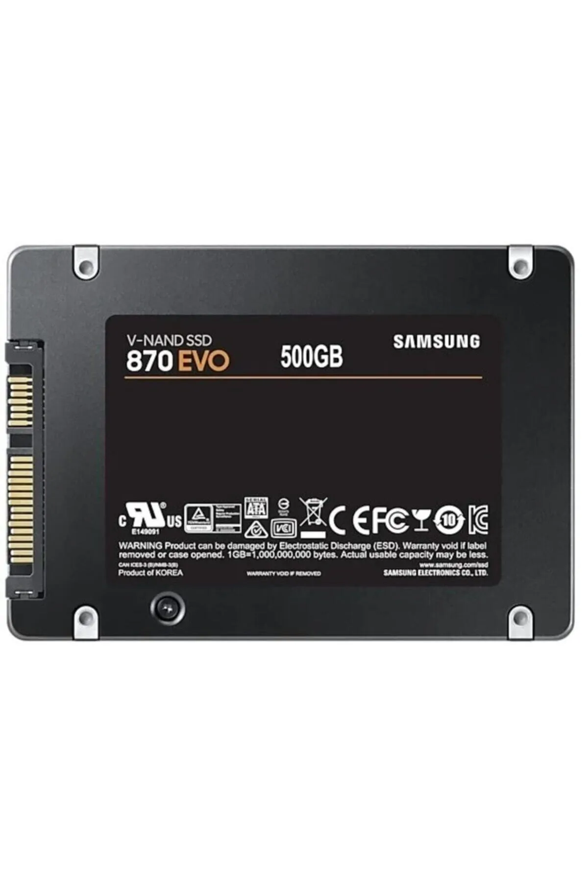 Samsung 500gb 870 Evo Mz-77e500bw Ssd 5979224