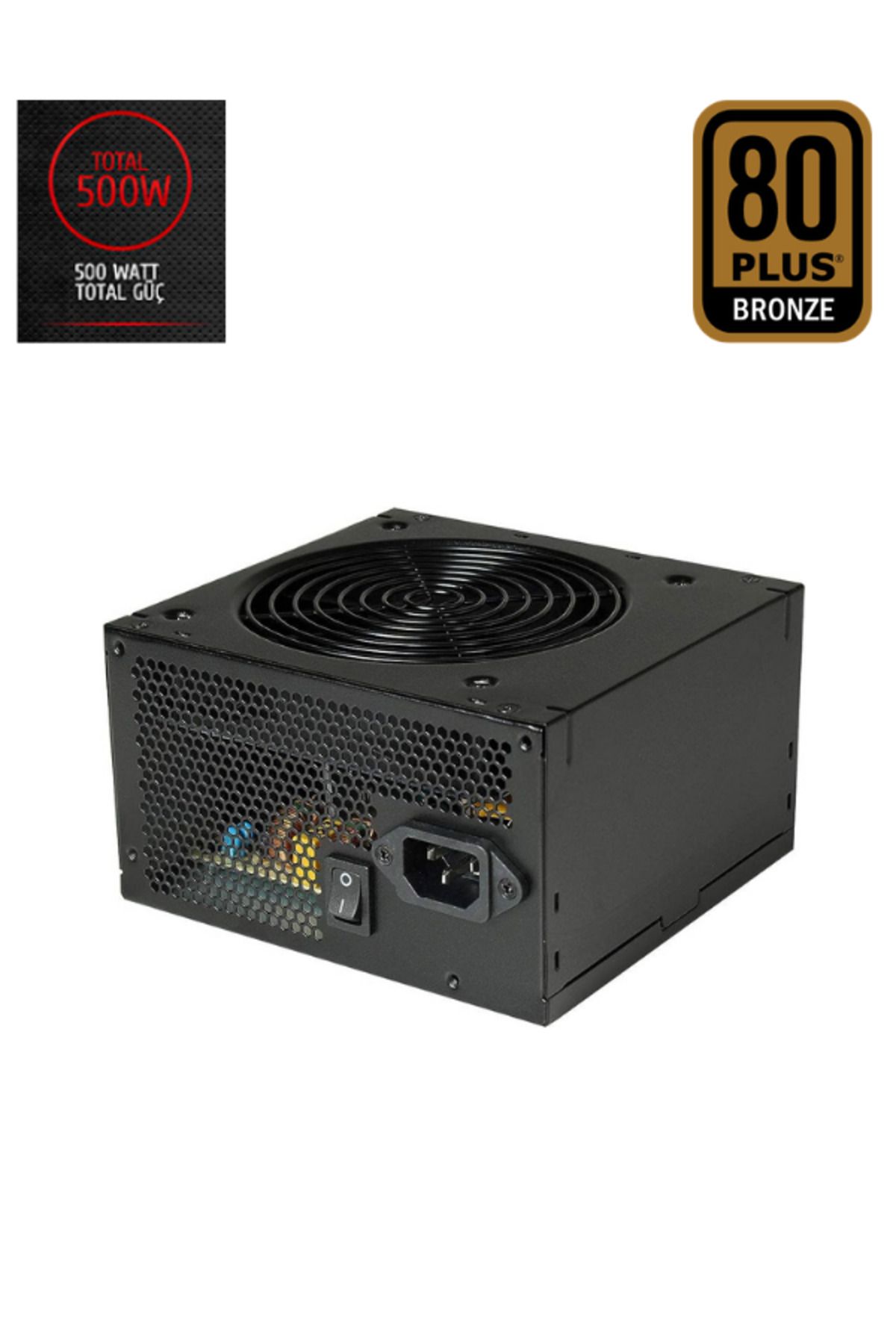 Xaser 500W 80+ Plus Bronze Power Supply Pc Güç Kaynağı