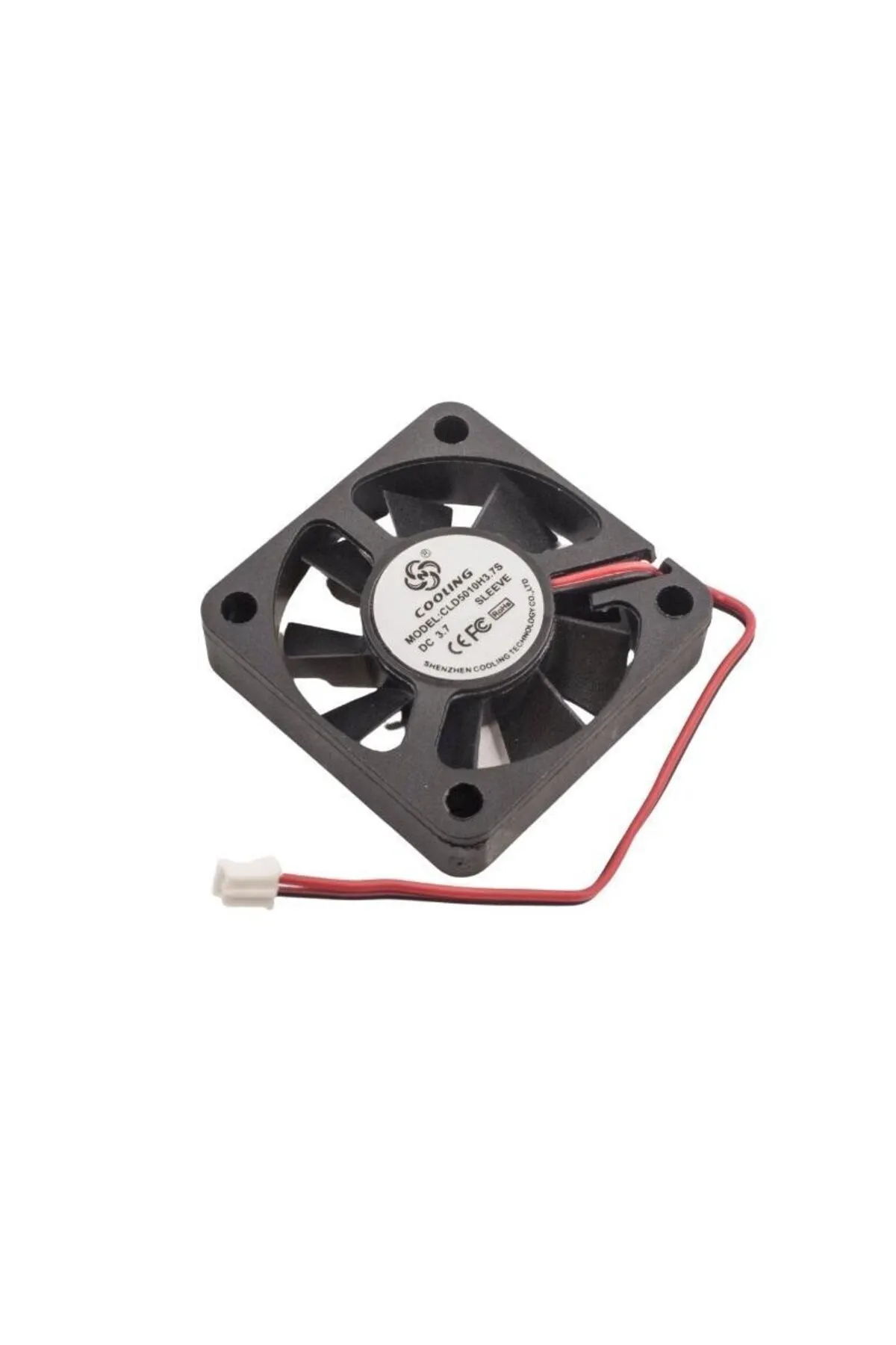 Motorobit 50x50x10mm 3.7V 0.20A Fan 2 Kablolu