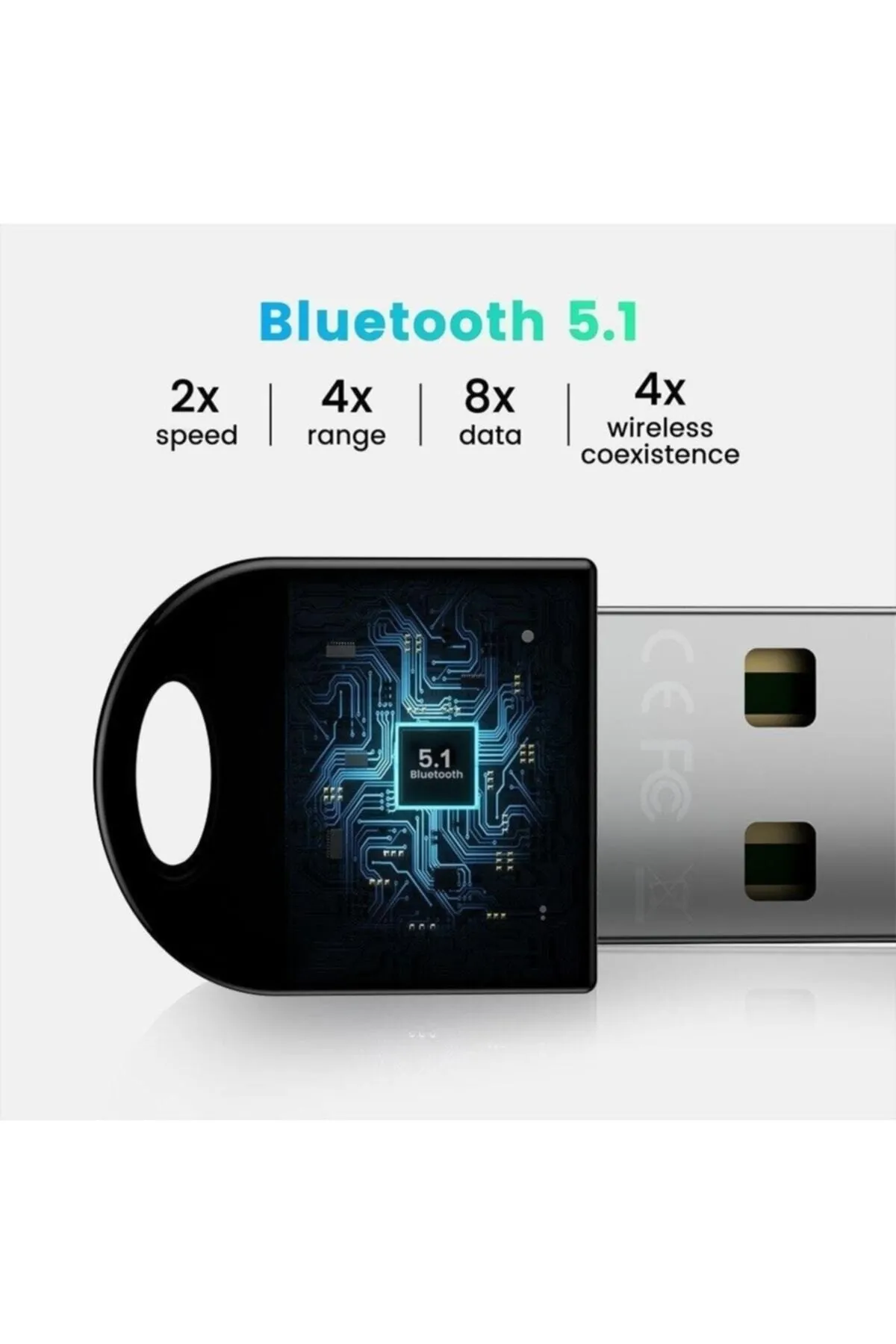 ZRH 5.1 Edr Mini Dongle Usb Bluetooth Adaptörü