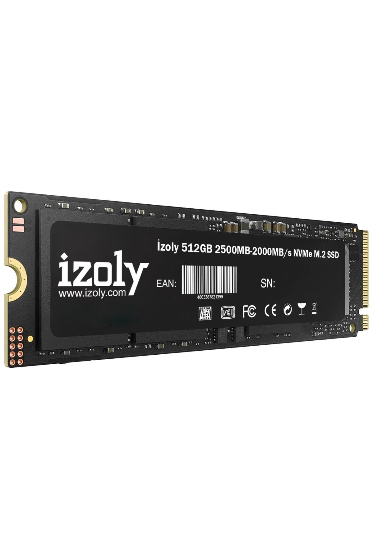 İzoly 512gb 2500mb-2000mb/s Nvme M.2 Gaming Pcı-express 3.0 Ssd