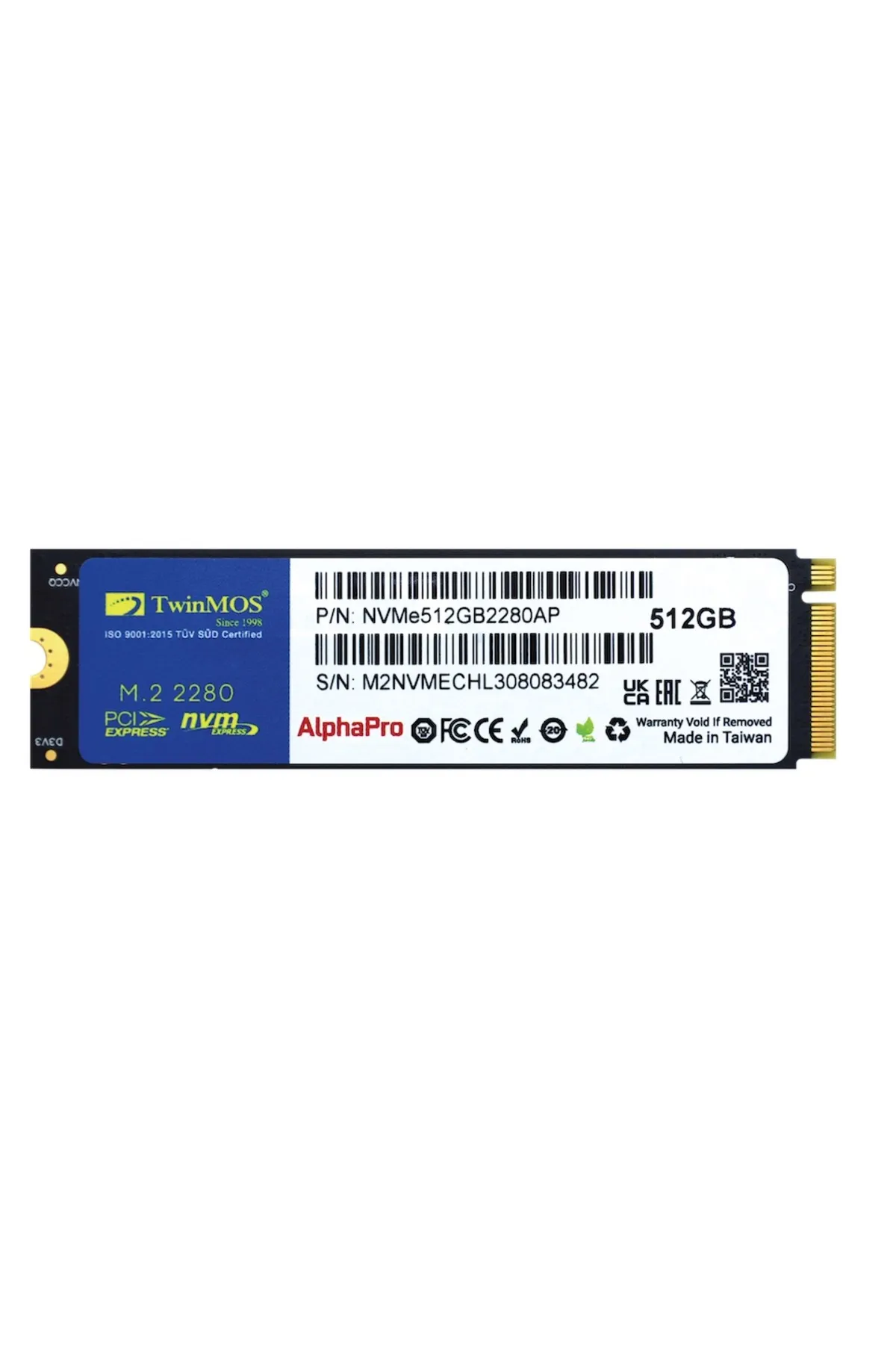 Genel Markalar 512GB 3600/3250Mb/s M2 PCIE GEN3 NVME SSD NVMe512GB2280AP 3D-NAND