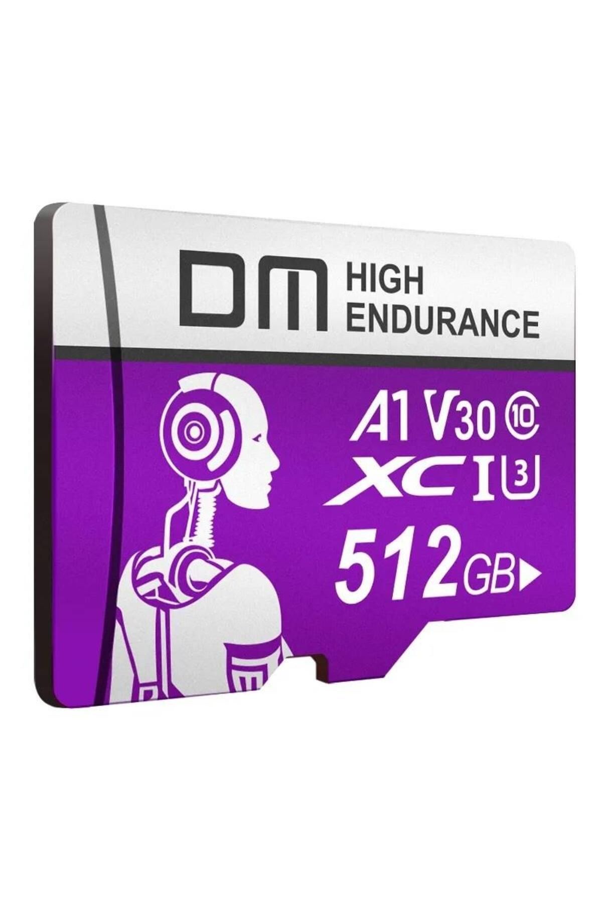 DM 512gb Class 10 A1 V30 95mb/s Micro Sd Hafıza Kartı