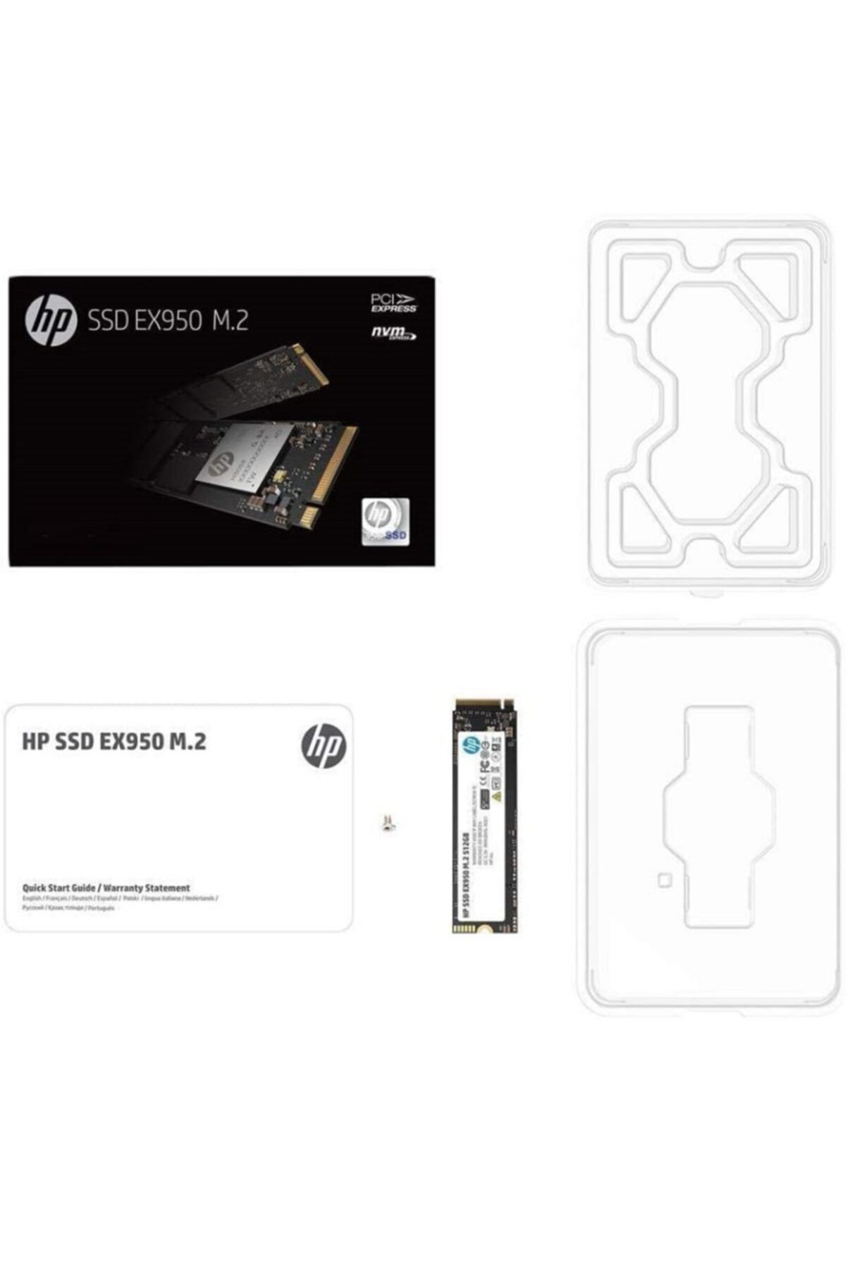 HP 512gb Ex950 5ms22aa 3500- 2250mb/s M2 Pcıe Nvme Gen3 Disk