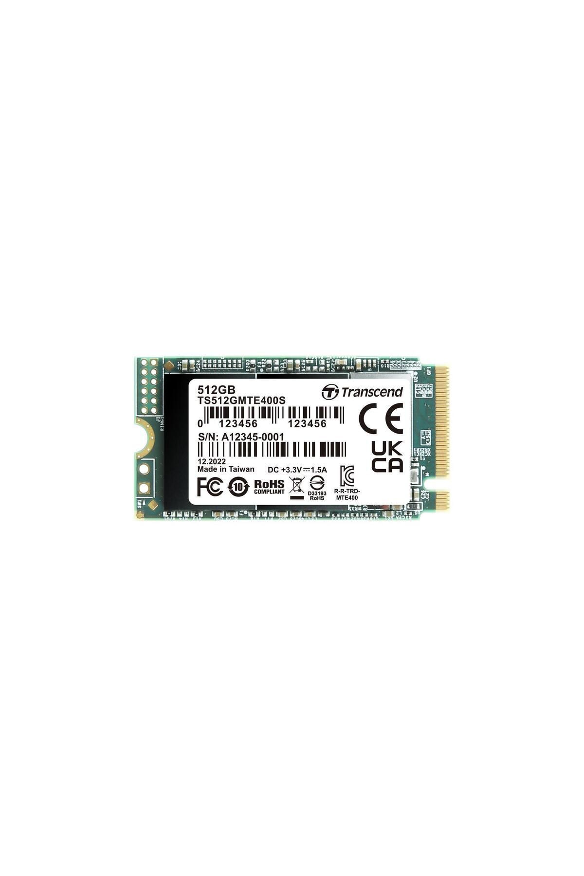 Transcend 512gb M.2 2242 1000 - 1999 Mb/s Nvme Ssd Ts512gmte400s