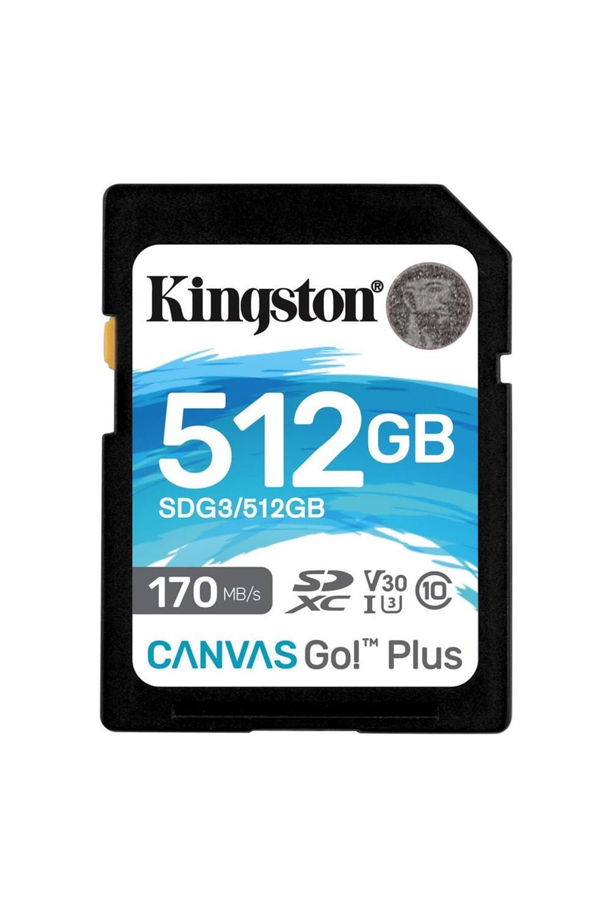 Kingston 512gb Sdhc Canvas Go Sdg3/512gb Hafıza Kartı