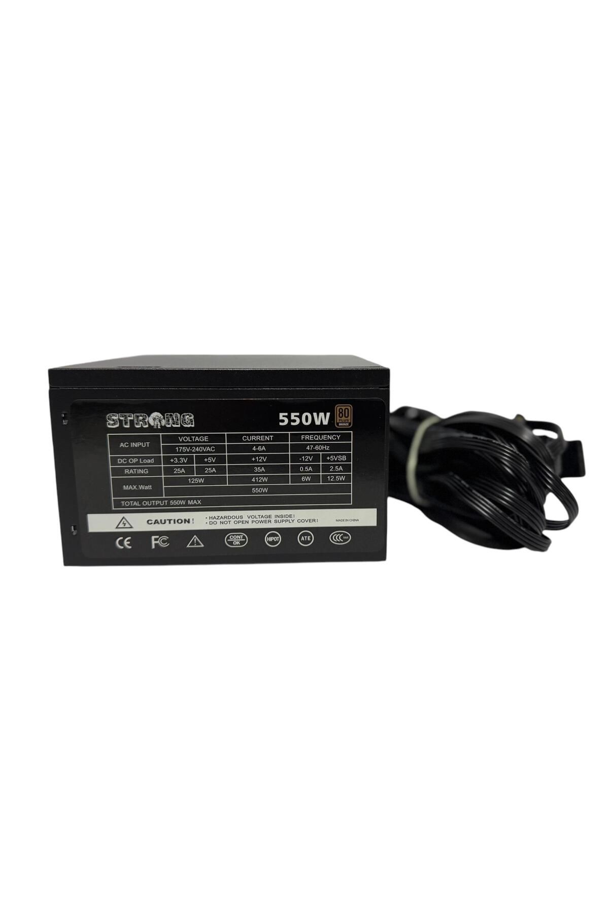 Strong 550W 80+ Bronze Apfc Power Supply Güç Kaynağı