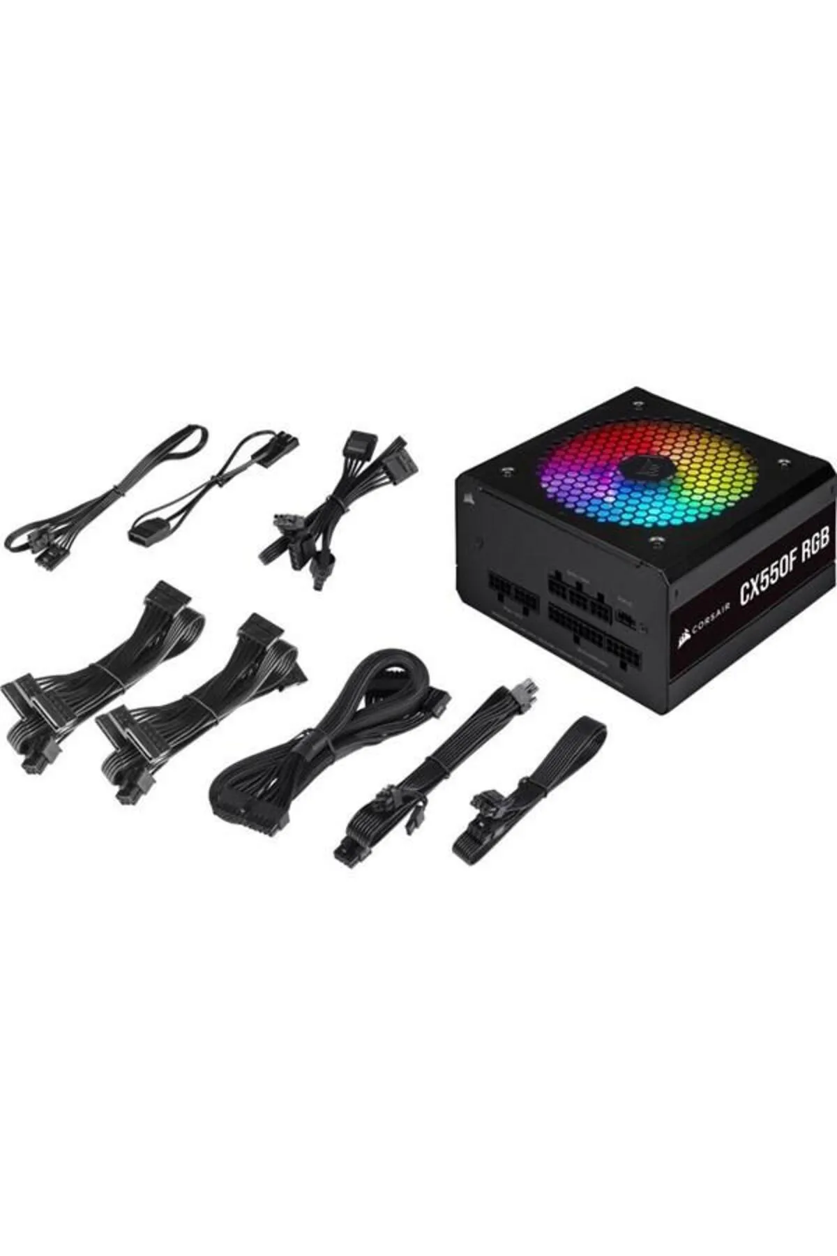 Corsair 550w 80 Bronze Cx550f Cp-9020216-eu Rgb Tam Modüler Power Supply