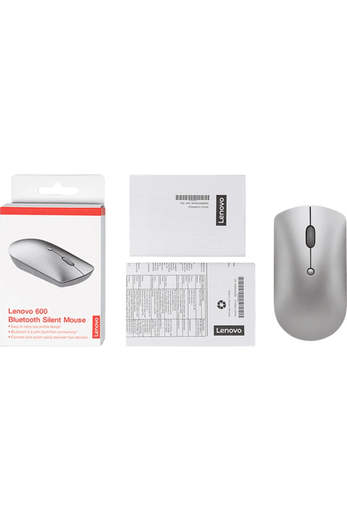 Lenovo 600 Gy50x88832 Bluetooth Silent Mouse Gri