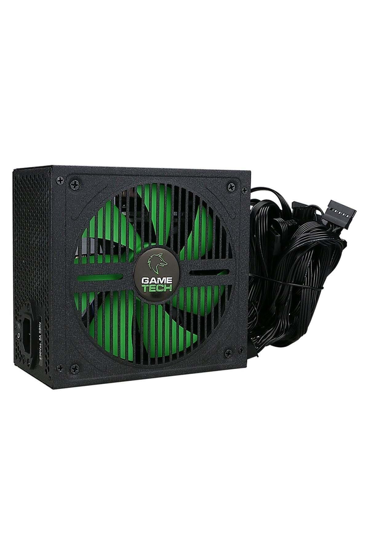 Gametech 600watt 80 Plus Bronze 14cm Sessiz Fan Gtp600 Power Supply