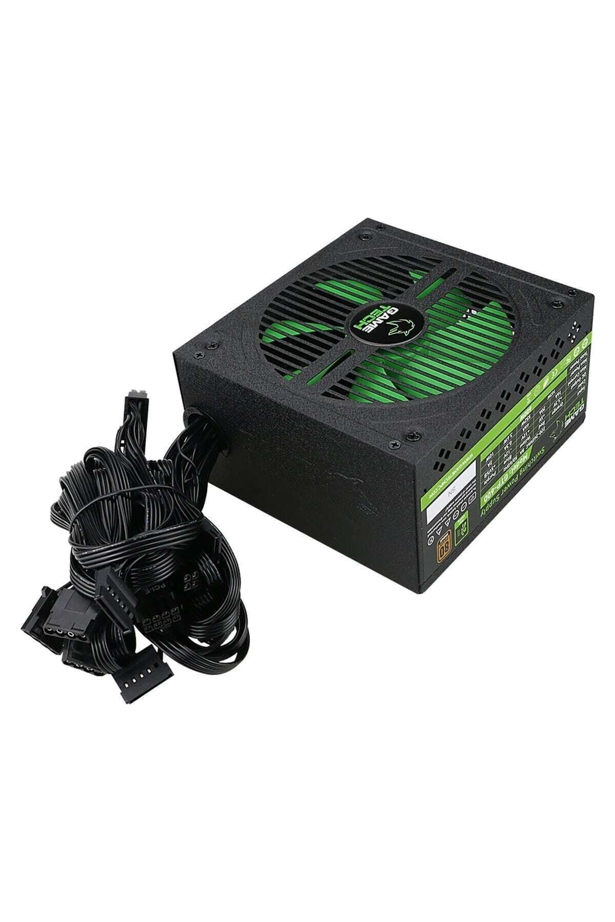 Gametech 600watt 80 Plus Bronze 14cm Sessiz Fan Gtp600 Power Supply