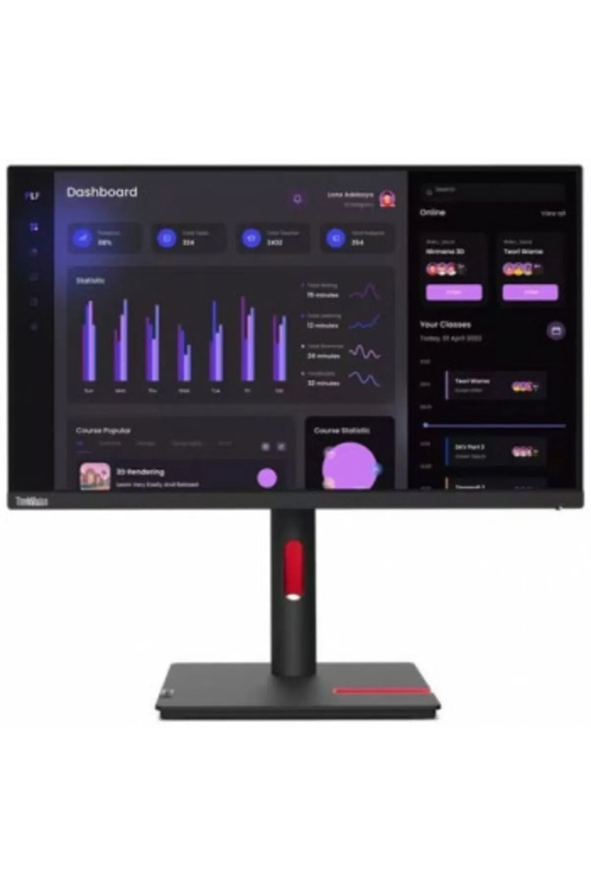 Lenovo 63CFMATXTK T24i-30 23.8 INCH MONITOR HDMI