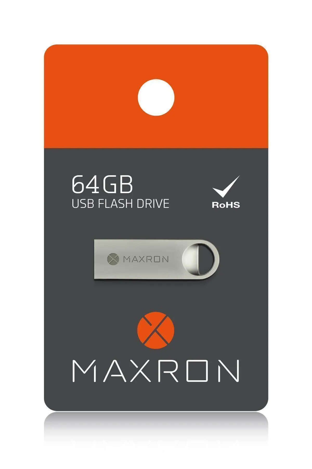 Maxron 64 GB Flash Bellek Metal Gövde Ömür Boyu Garantili Güvenli Usb Bellek Data Traveler