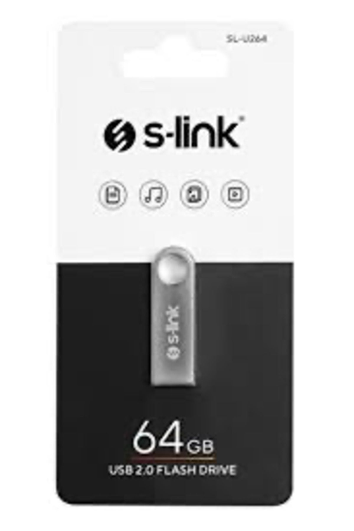 S-link 64 Gb Flash Bellek Metal Gövde Usb Bellek