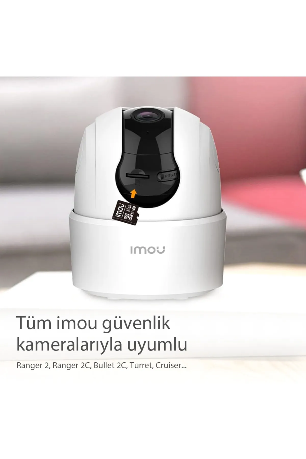 Imou 64 GB Micro SDXC Hafıza Kartı / Class 10,U3,V30 - Video Kayıt Ekipmanlarıyla Uyumlu (ST2-64-S1)