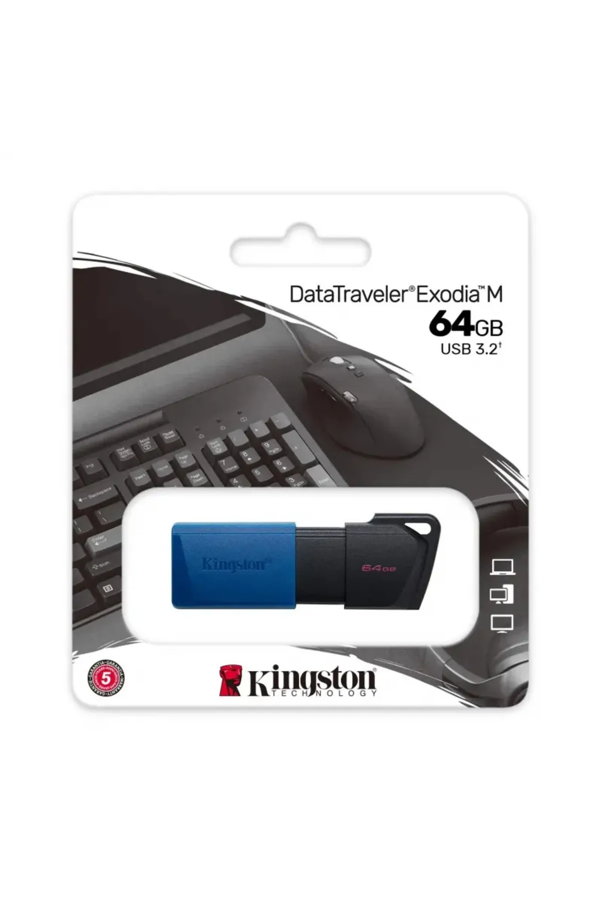 MuteStore 64 GB USB BELLEK 3.2 GEN 1 DT EXODIA M DTXM/64GB