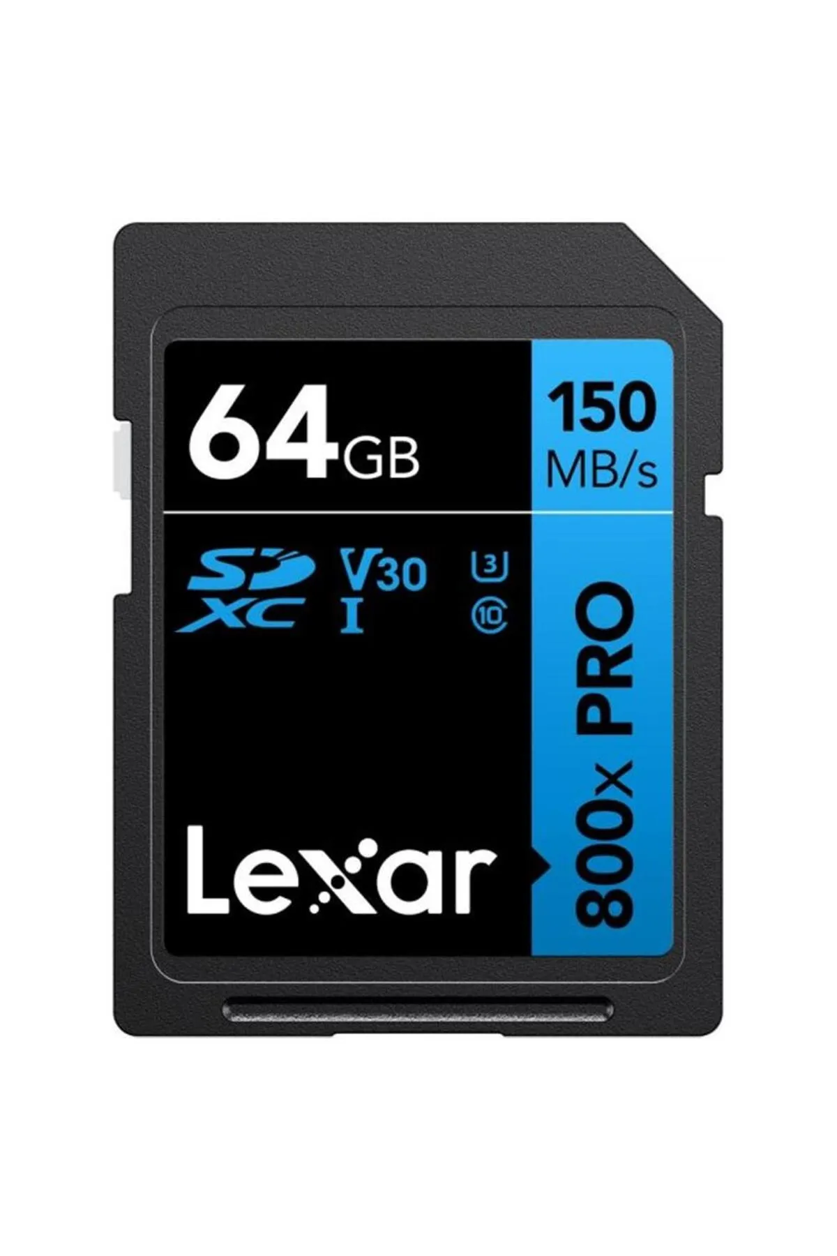 Lexar 64GB 800x Pro 150Mb/s SDXC Hafıza Kartı