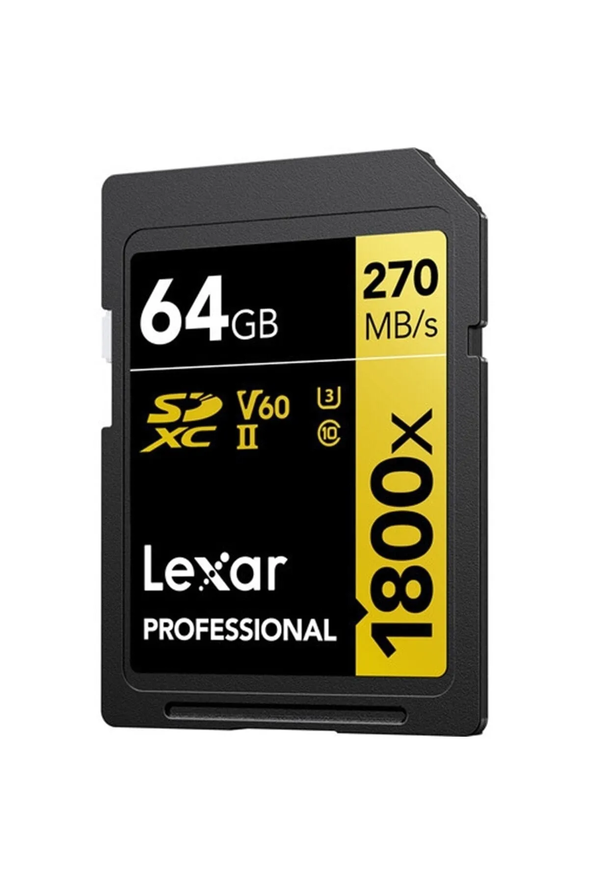 Lexar 64gb Gold Series 1800x Uhs-ıı Sdxc Hafıza Kartı 270mbs Uyumlu