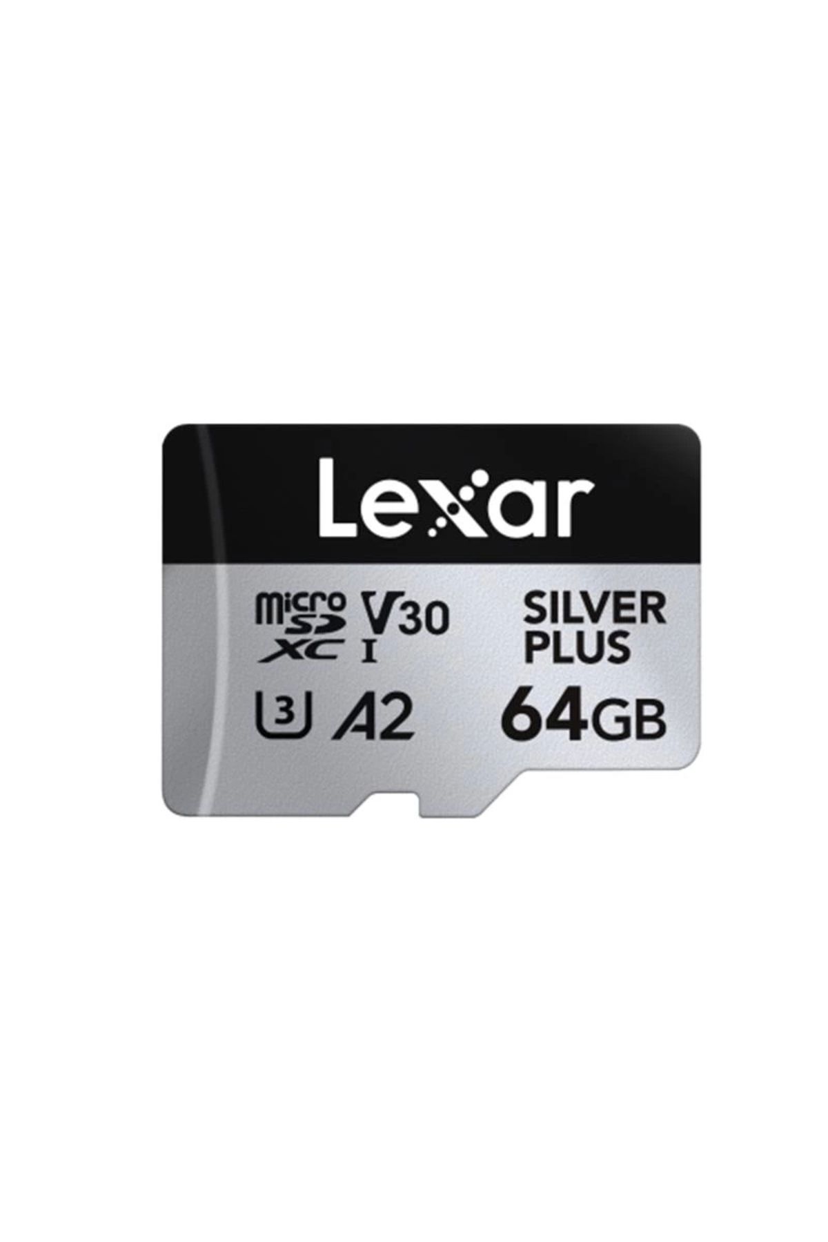 Lexar 64GB LEXAR LMSSIPL064G-BNANG HIGH-PERFORMANCE SILVER PLUS MICROSDXC UHS-I UP TO 205MB/S READ 100MB/S