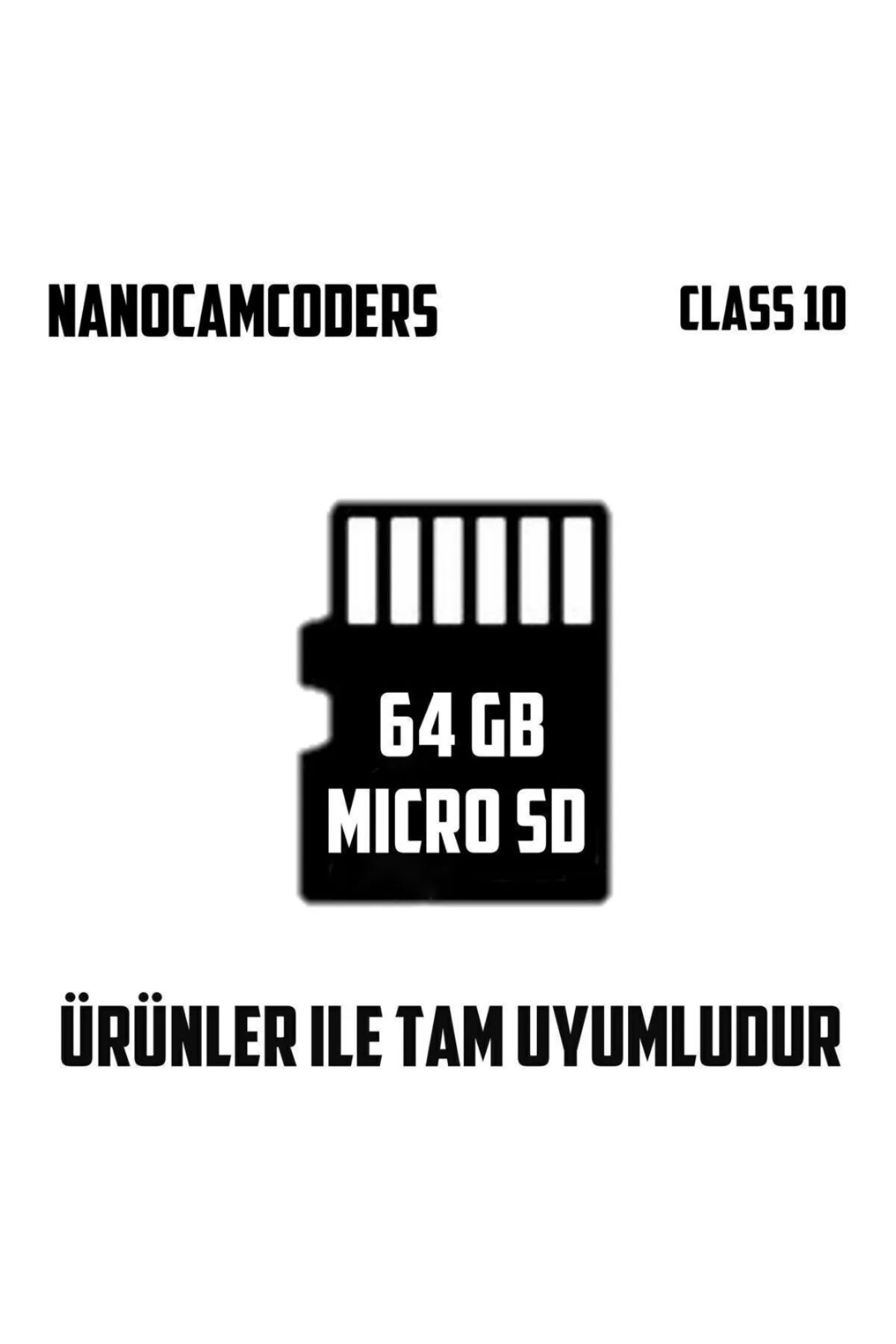 Nanocamcoders 64gb Micro Sd Kart [ 10 Gün Kayıt Depolama ]